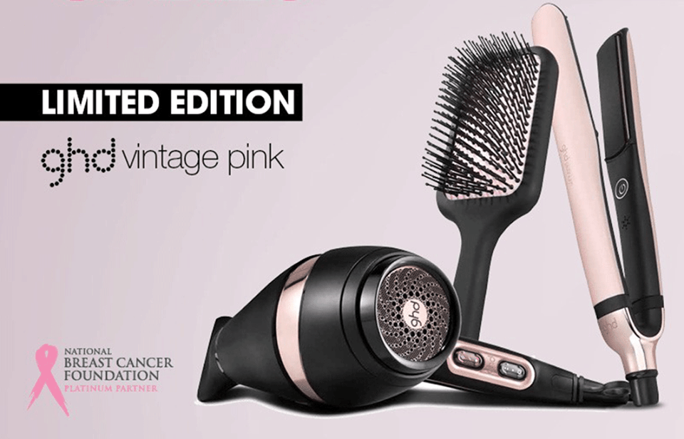 Buy a Limited Edition Pink ghd Styler… & Support Breast Cancer