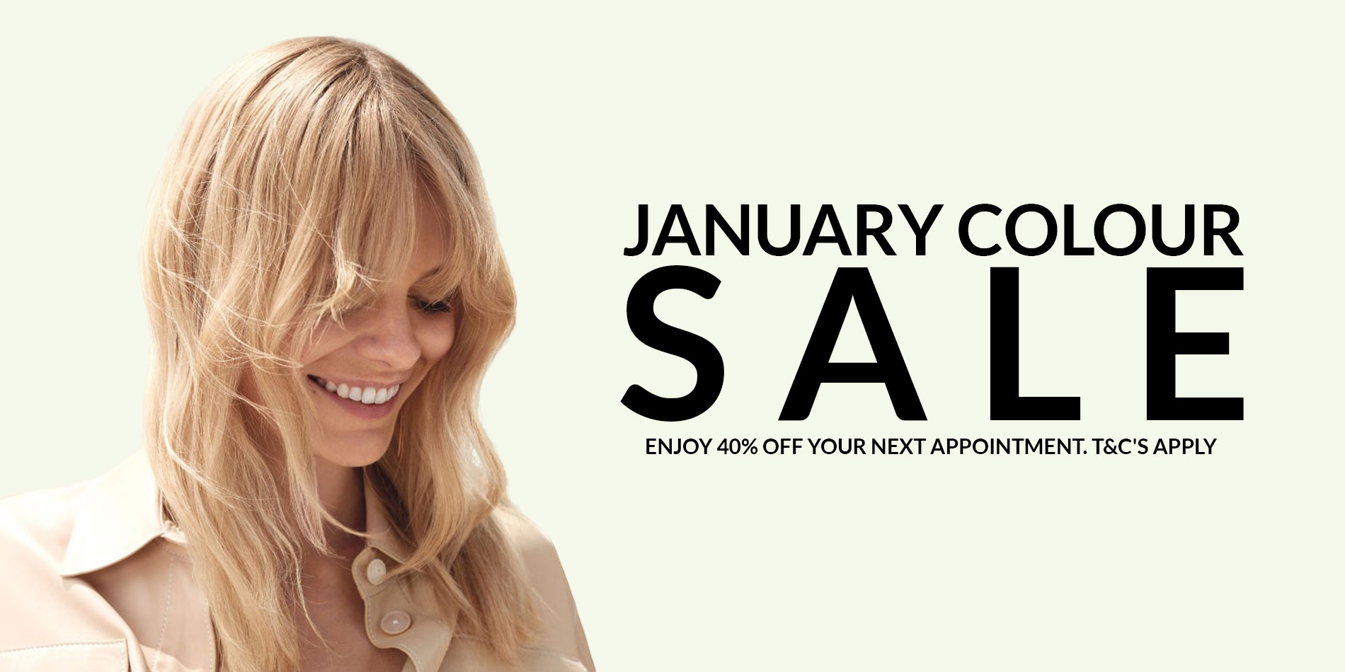 January hair colour offer, top dundee salon