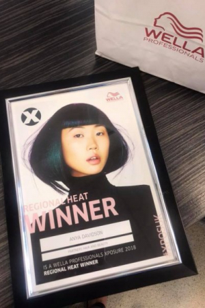 Partners Hair and Beauty Wella Exposure Competition Regional Winner Anya Davidson Grand Final in London